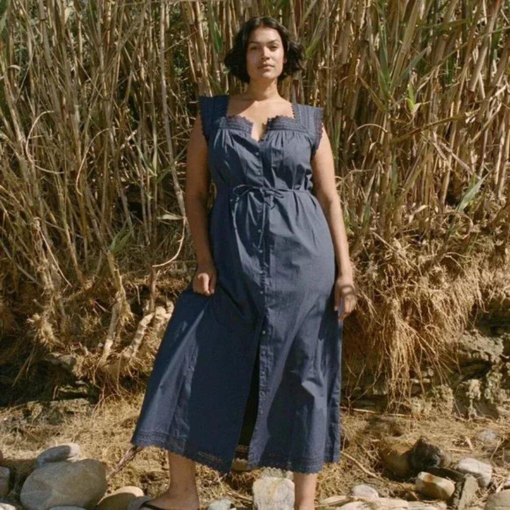 Dôen Saison Dress in Adriatic